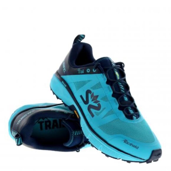 Vibram Salming Trail 6 Trail Blue Running Shoes‎ Size 6.5 NEW - Picture 1 of 10